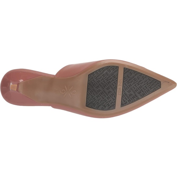 NWOB Nine West Women's Backless Slip on Slides Loafer Shoes Pointed Toe Mules - Picture 4 of 8